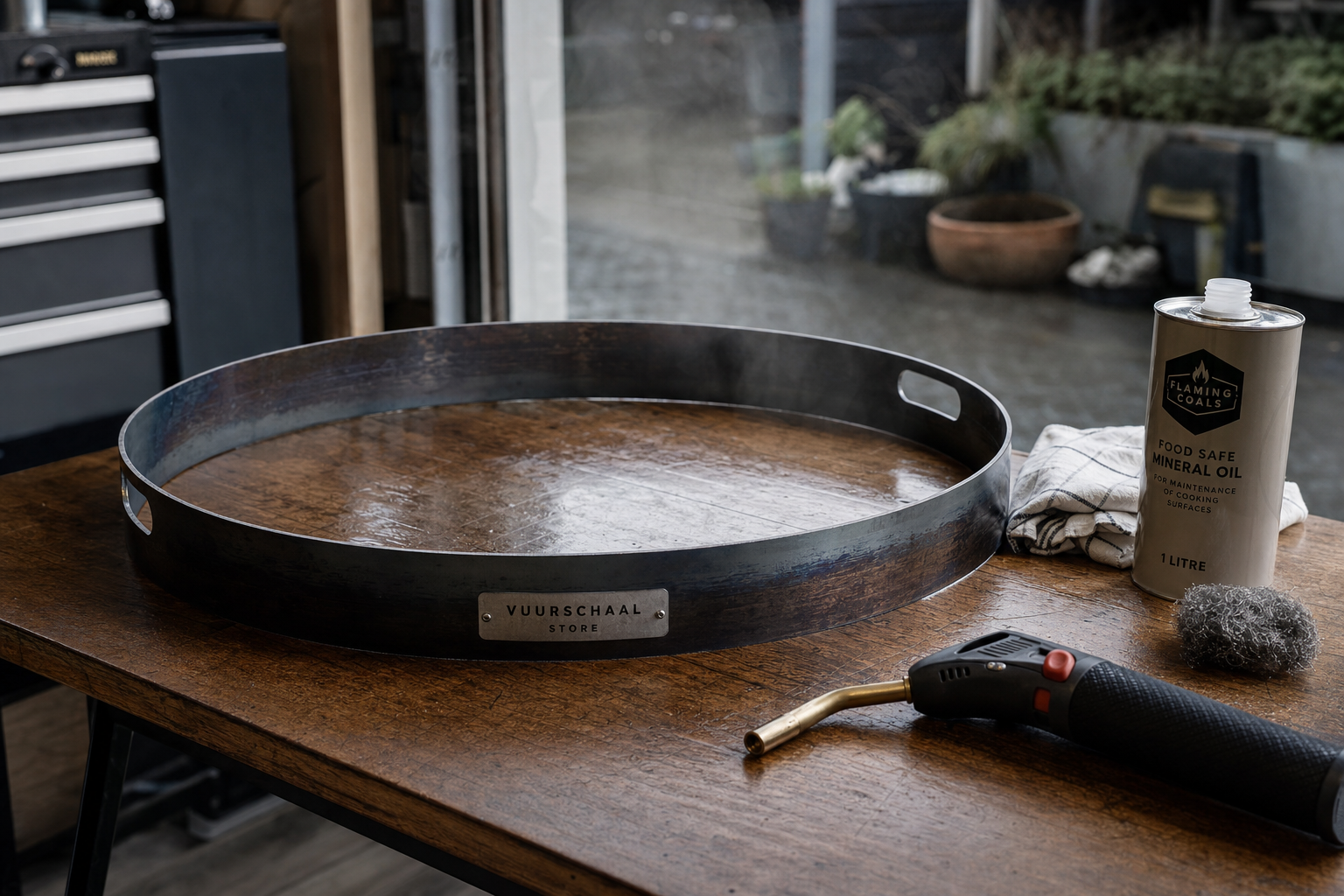 Onderhoud BBQ ring tegen roest