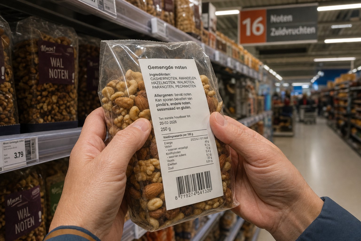 Notenmix allergie informatie