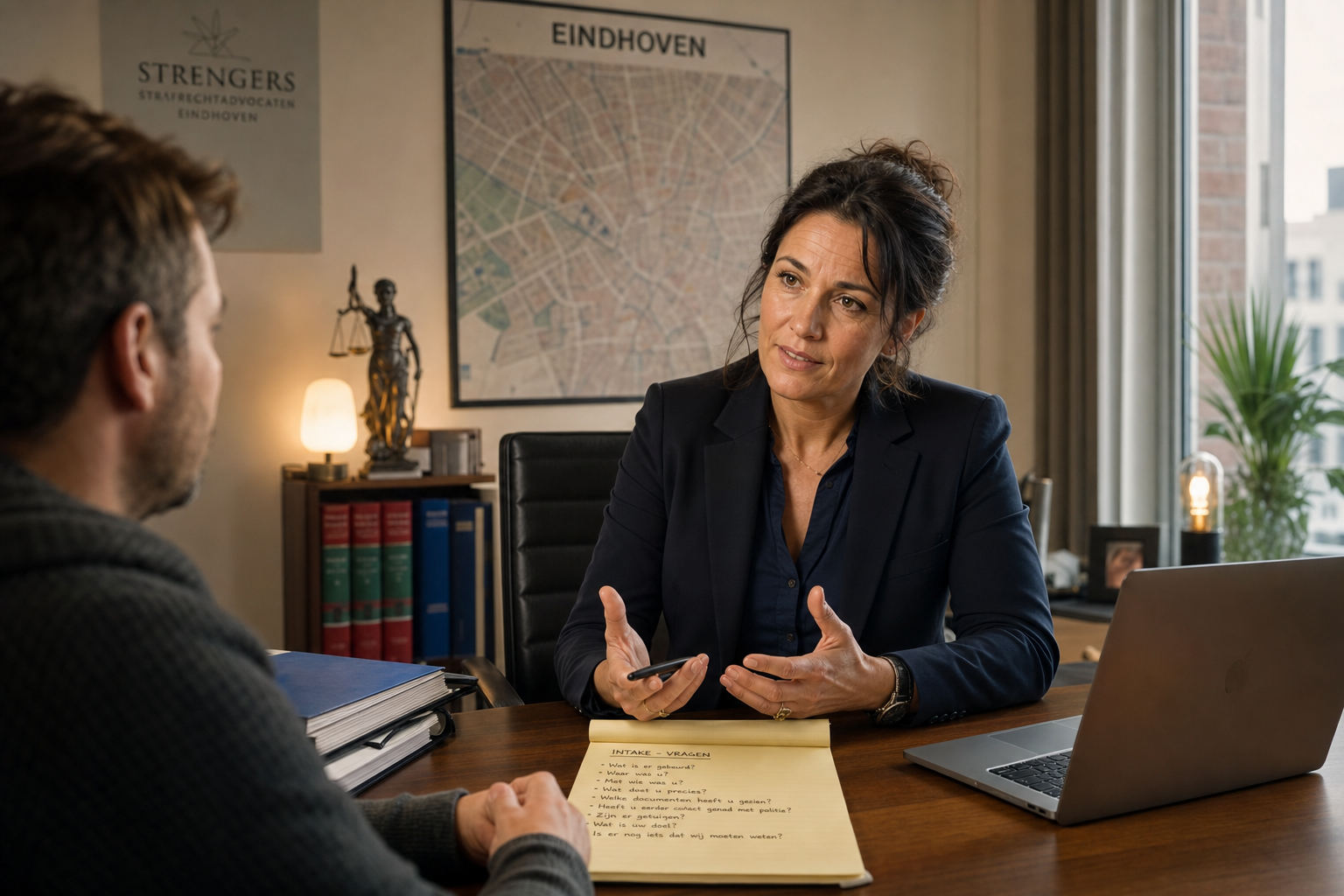 Strafrecht advocaat Eindhoven intake gesprek