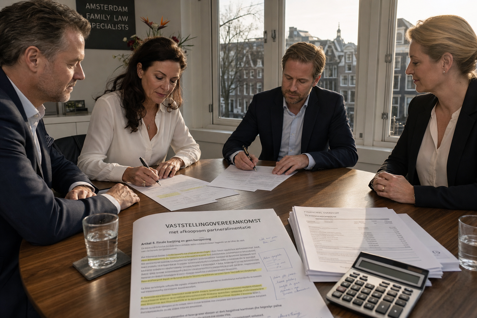 Alimentatie afkopen documenten