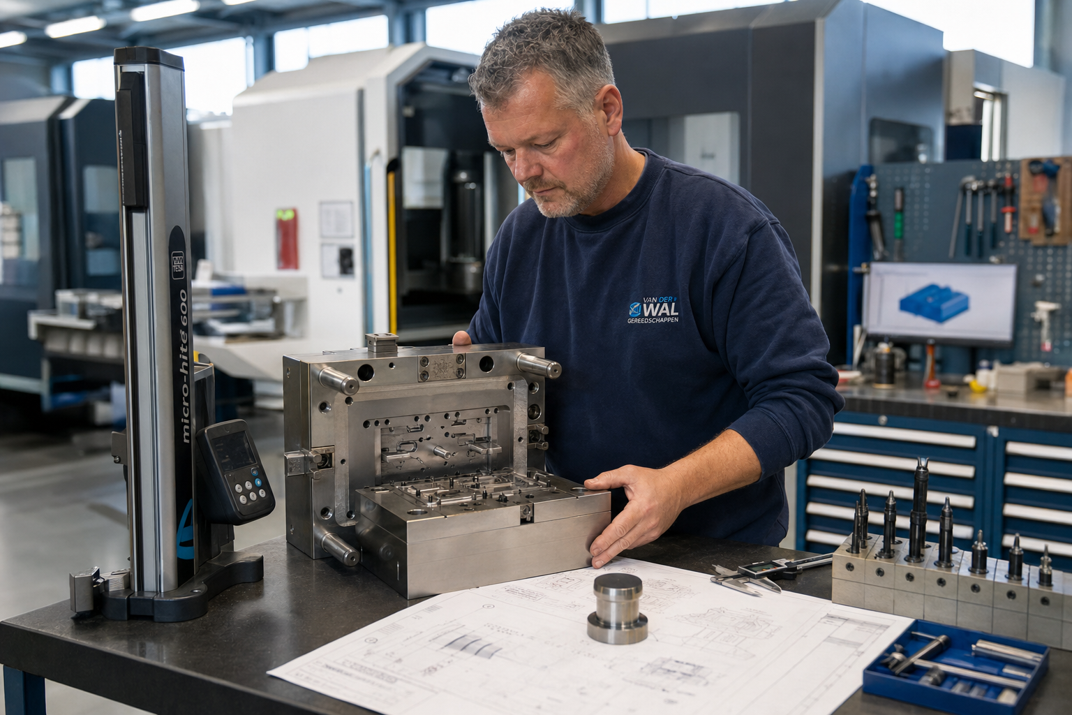 Gereedschapmakerij voor spuitgietprojecten