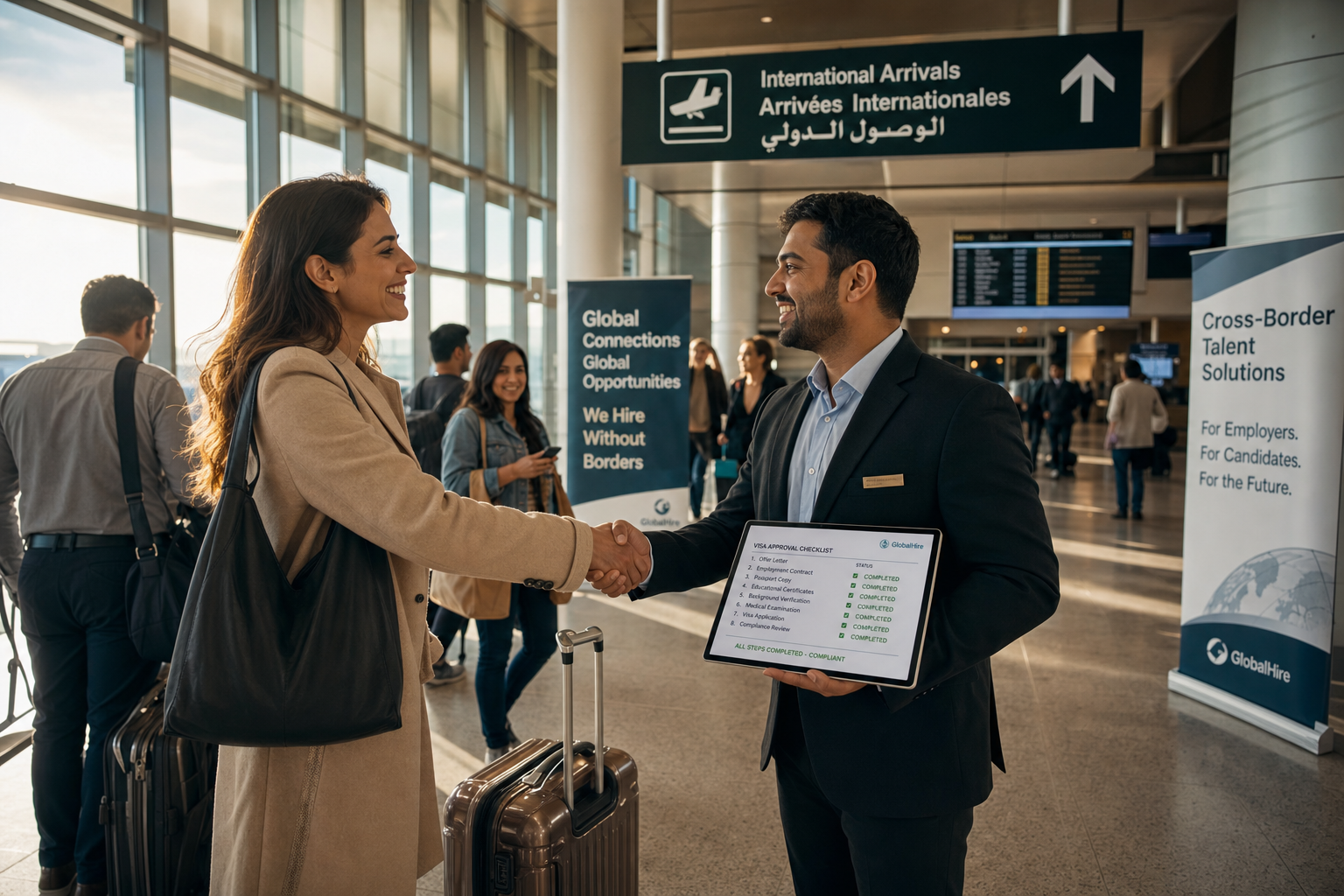 Visa en compliance proces voor internationale kandidaten