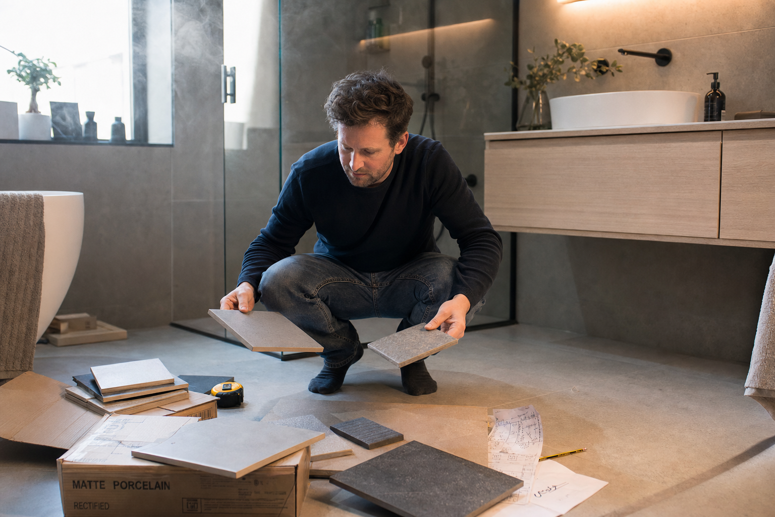 Tegels kiezen voor verschillende ruimtes in huis