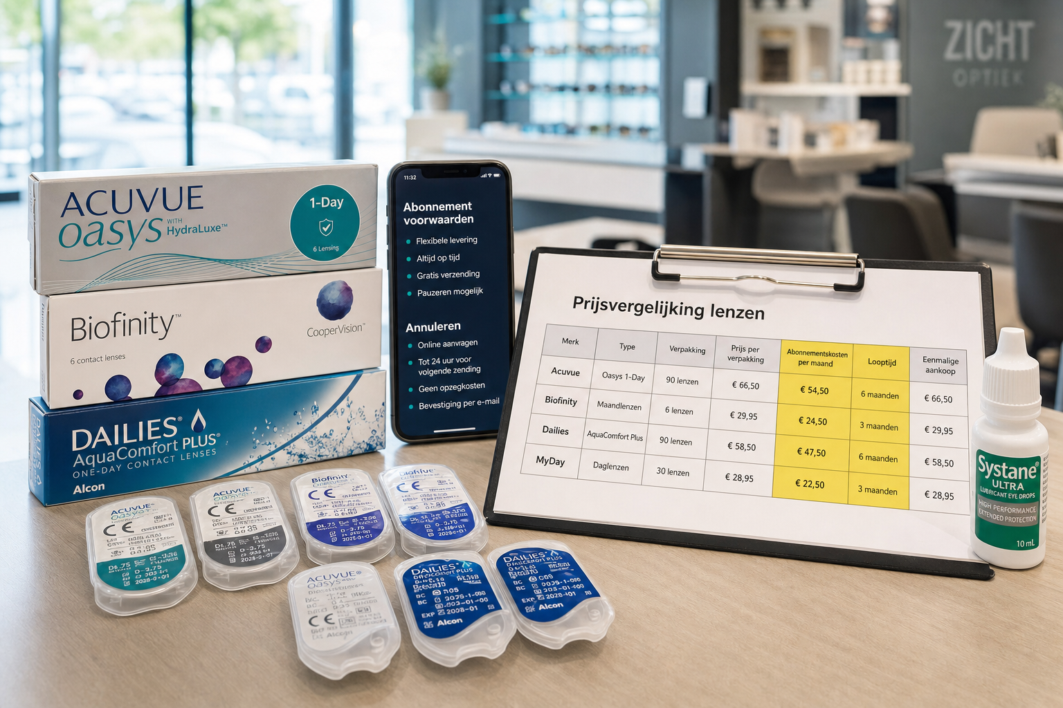 Contactlenzen abonnement voorwaarden