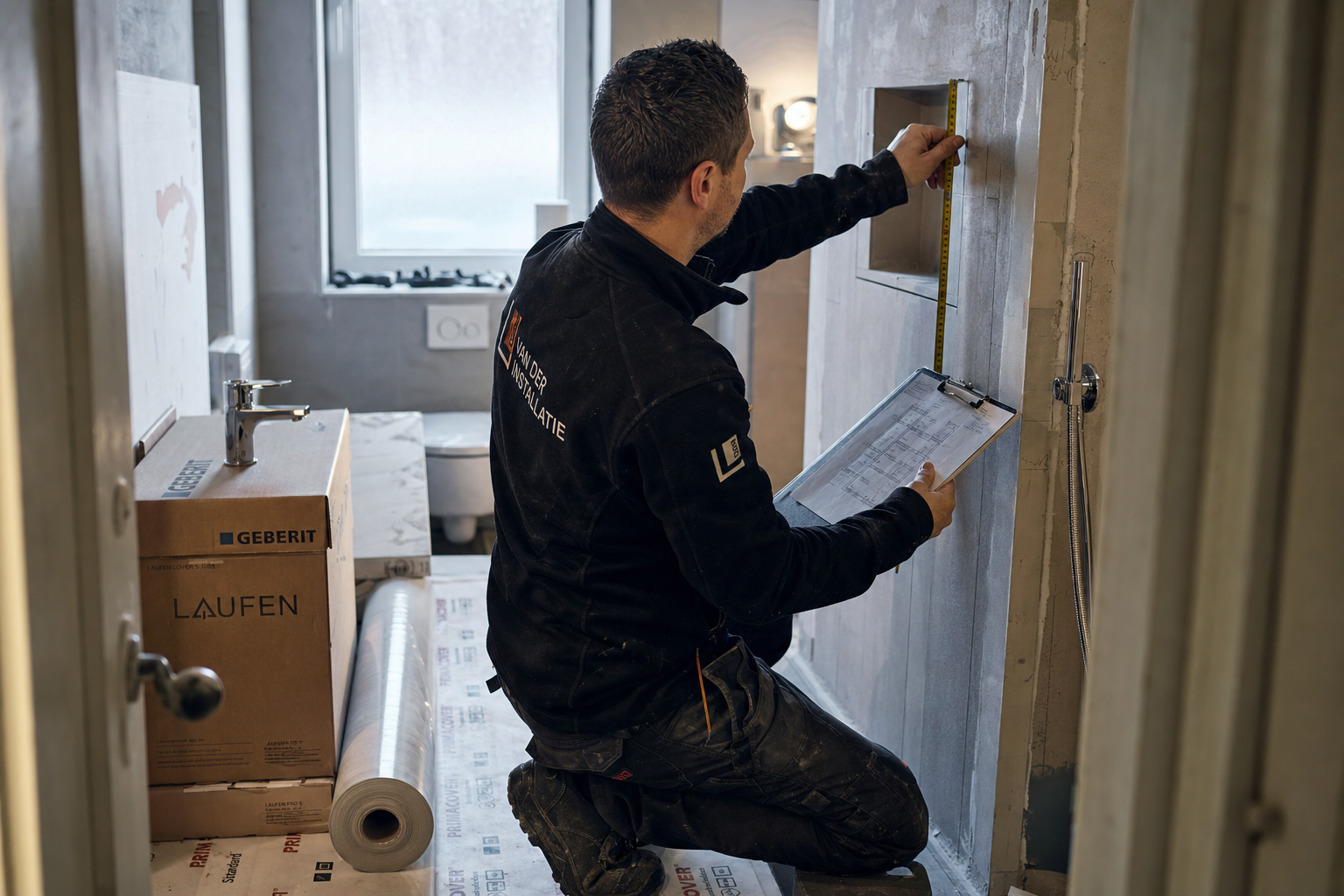 Badkamer installateur budget planning