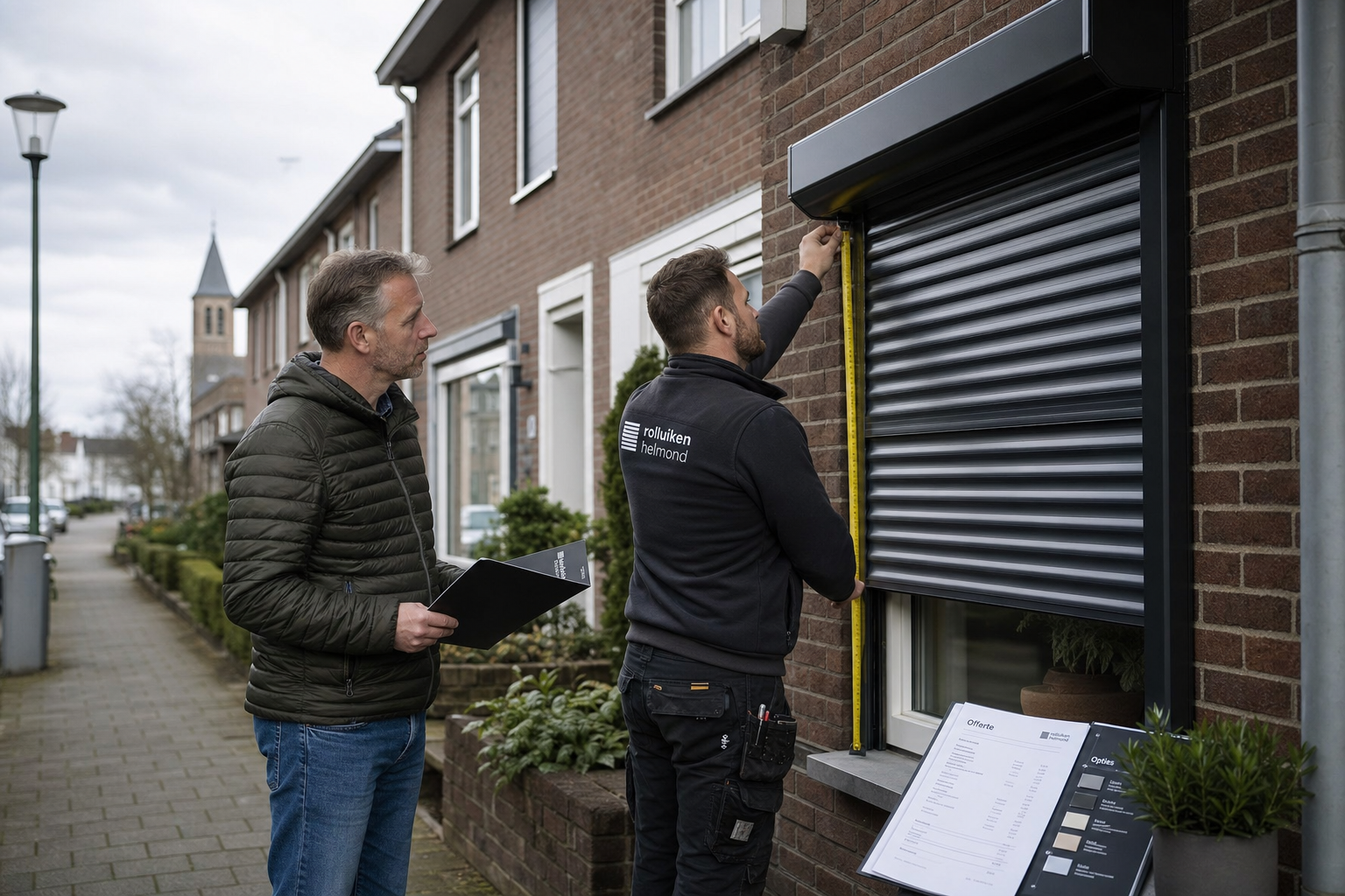 Rolluiken installatie in Helmond