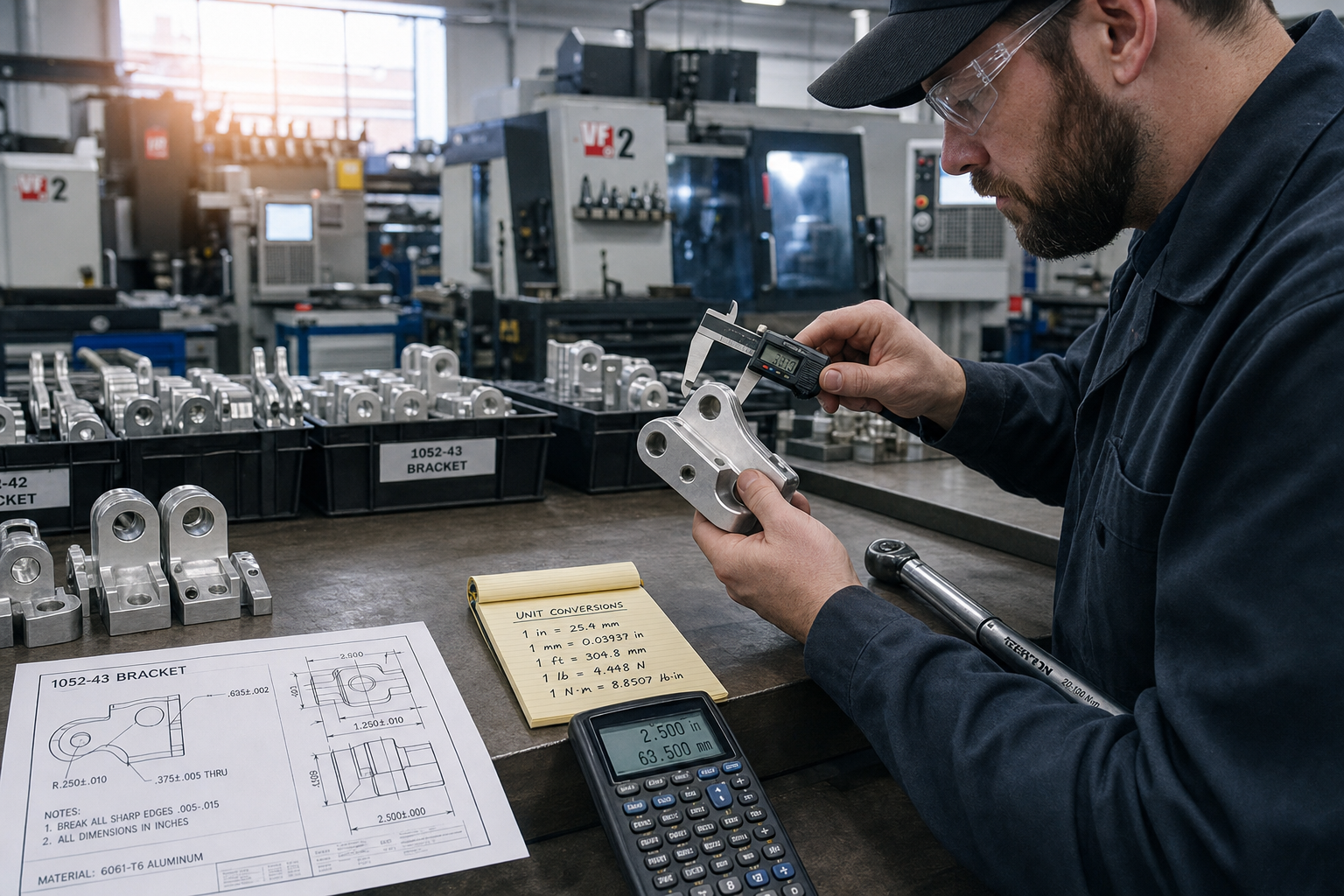 Eenhedenconversie werktuigbouwkunde calculator