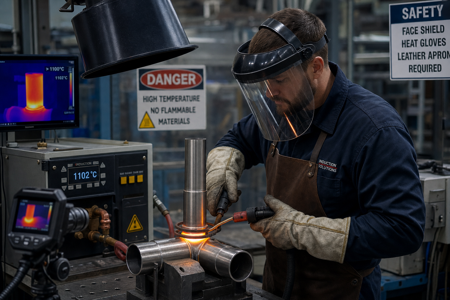 Veiligheidsmaatregelen bij induction brazing