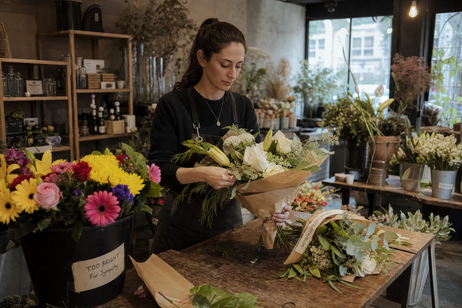 Bloemen voor condoleance