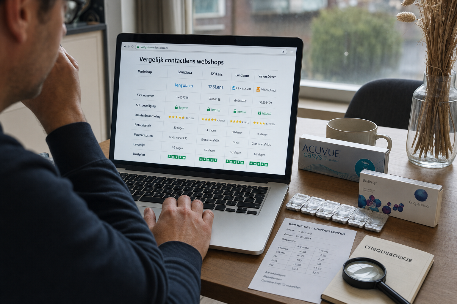 Veilig online contactlenzen bestellen