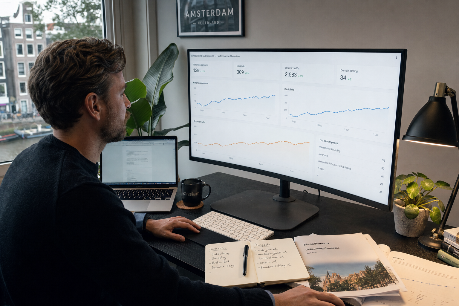 Linkbuilding resultaten eerste maanden