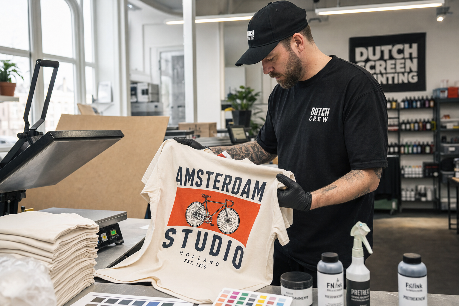 Snel shirt bedrukken zonder kwaliteitsverlies