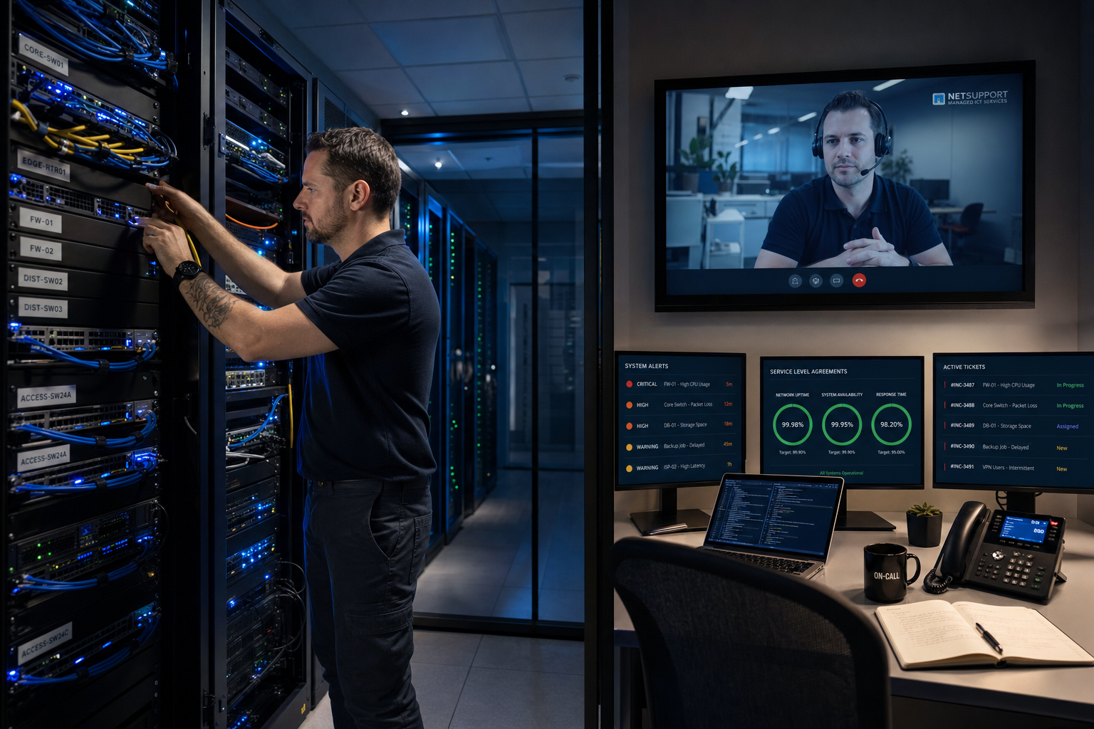 Interne ICT-beheer organisatie voordelen