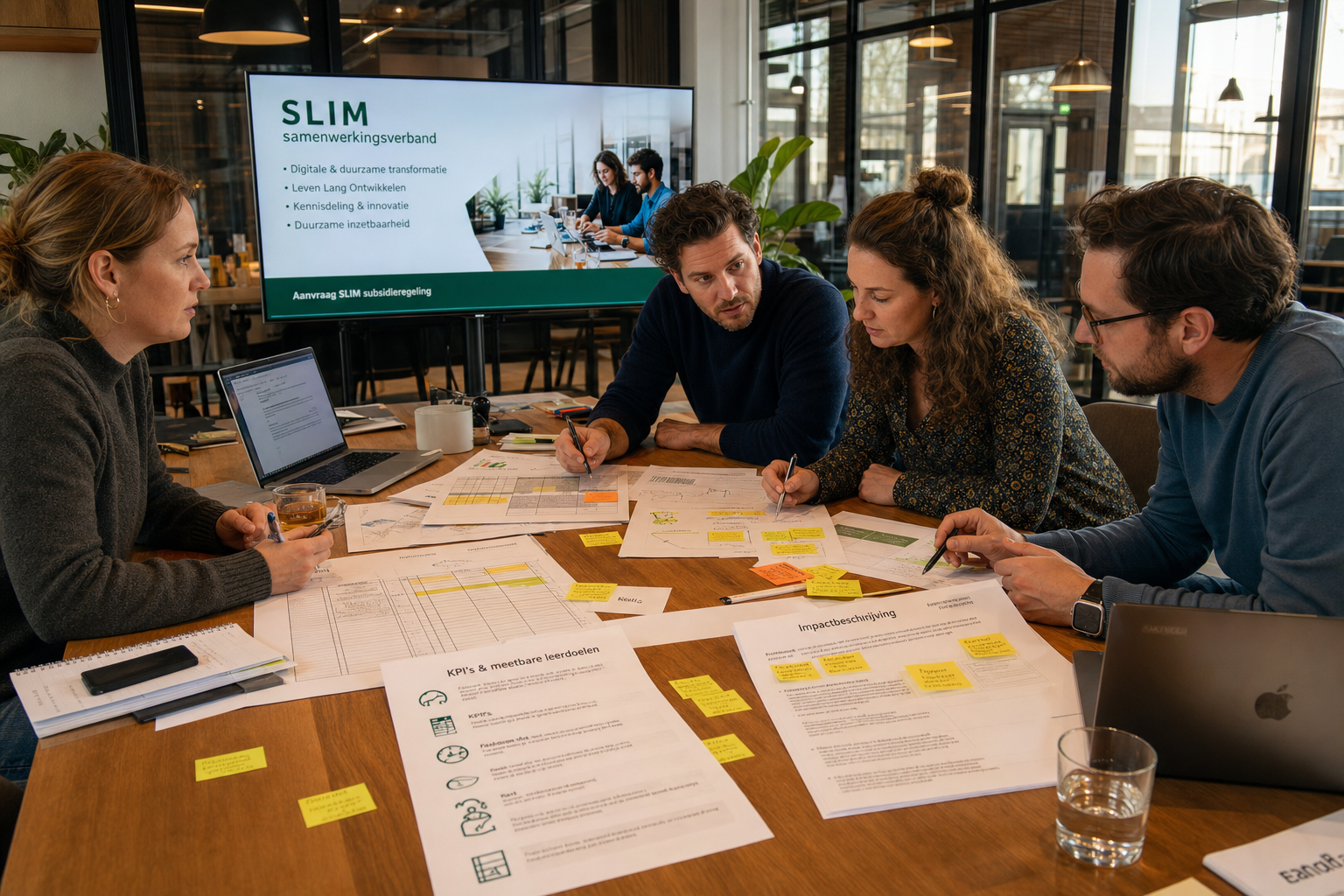 SLIM samenwerkingsverband subsidieaanvraag