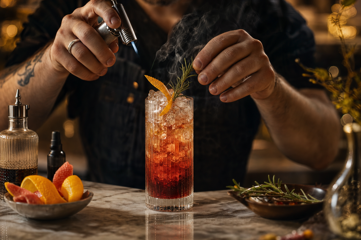 Alcoholvrije cocktail ingrediënten