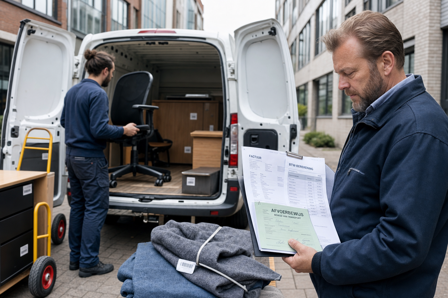 Administratie kantoorinventaris verkoop