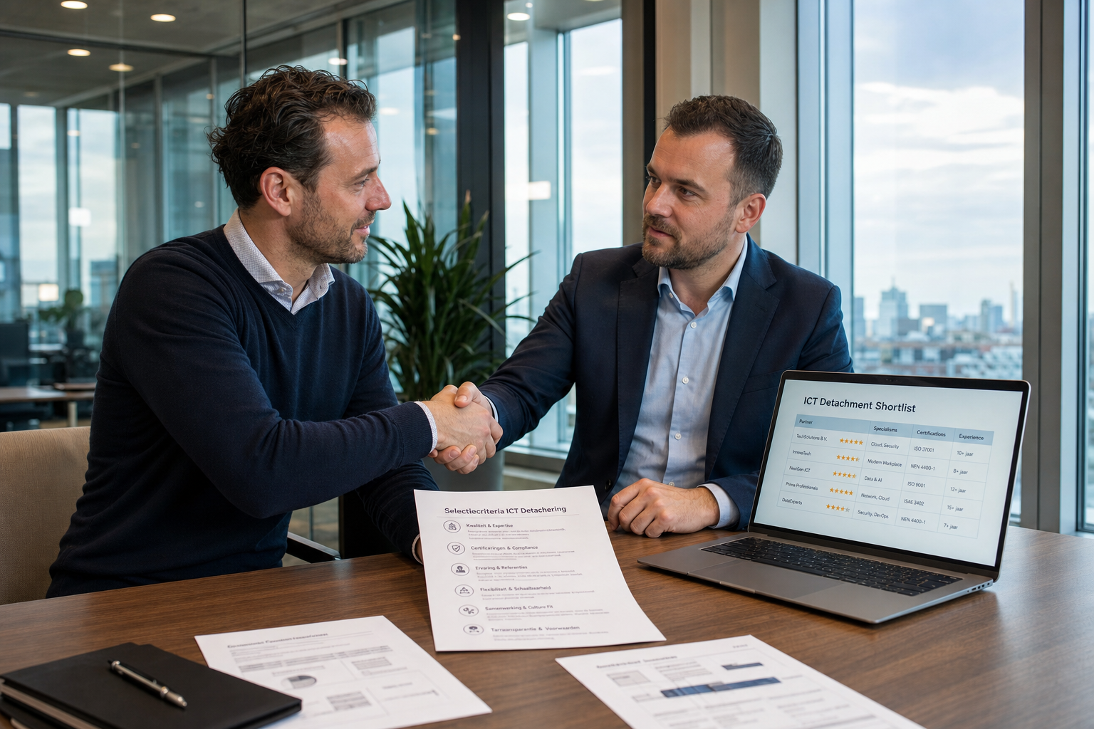 ICT detachering partner selectie