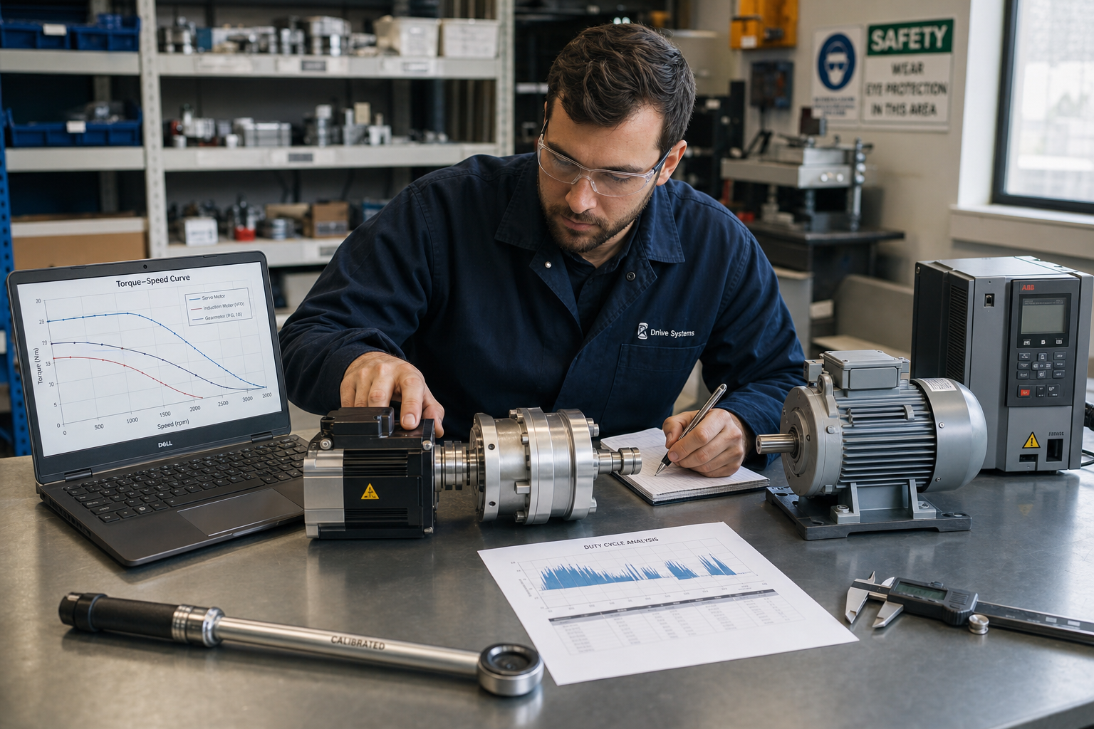 Berekening aandrijftechniek parameters