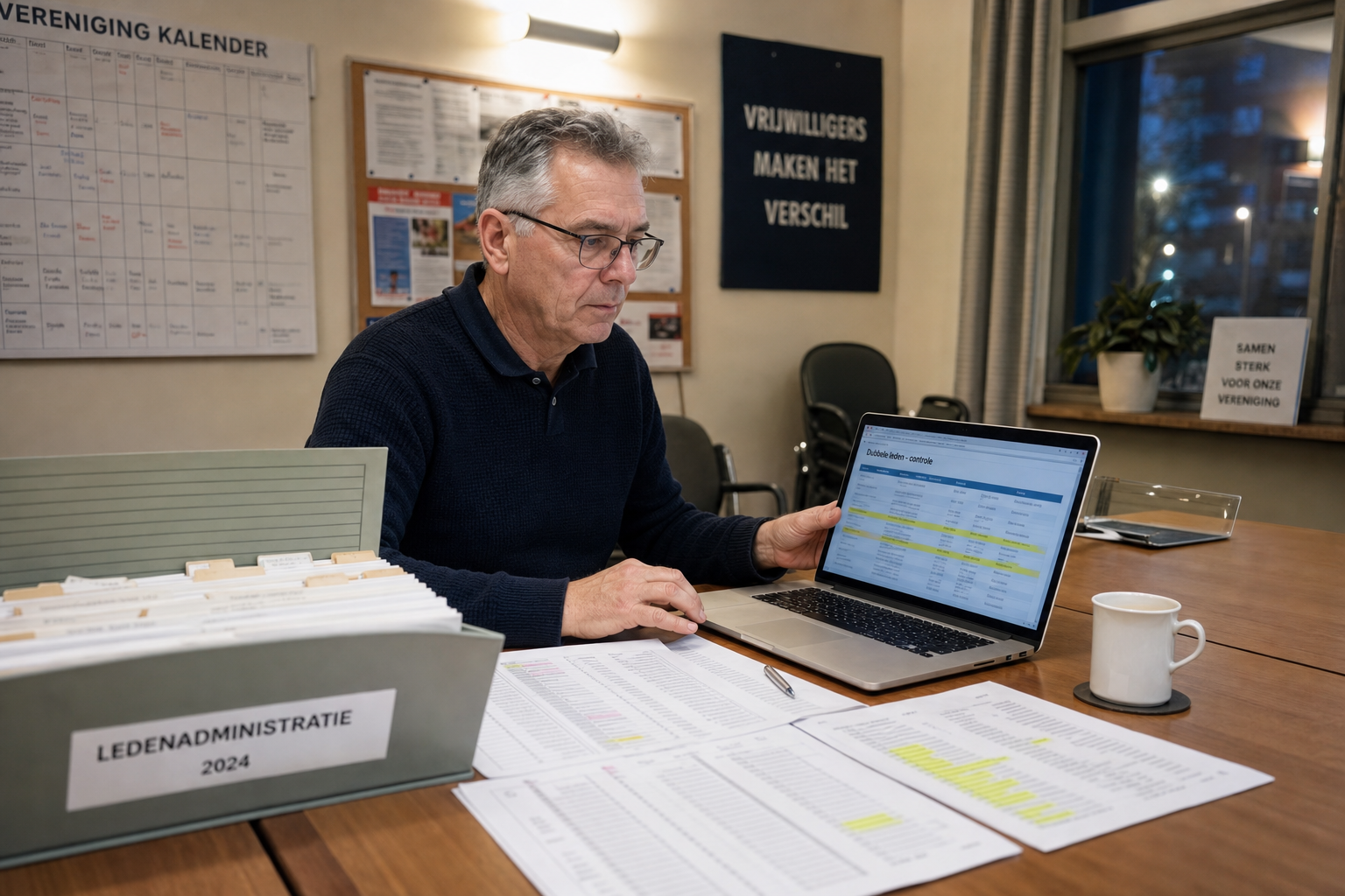 Ledenadministratie vereniging controle proces